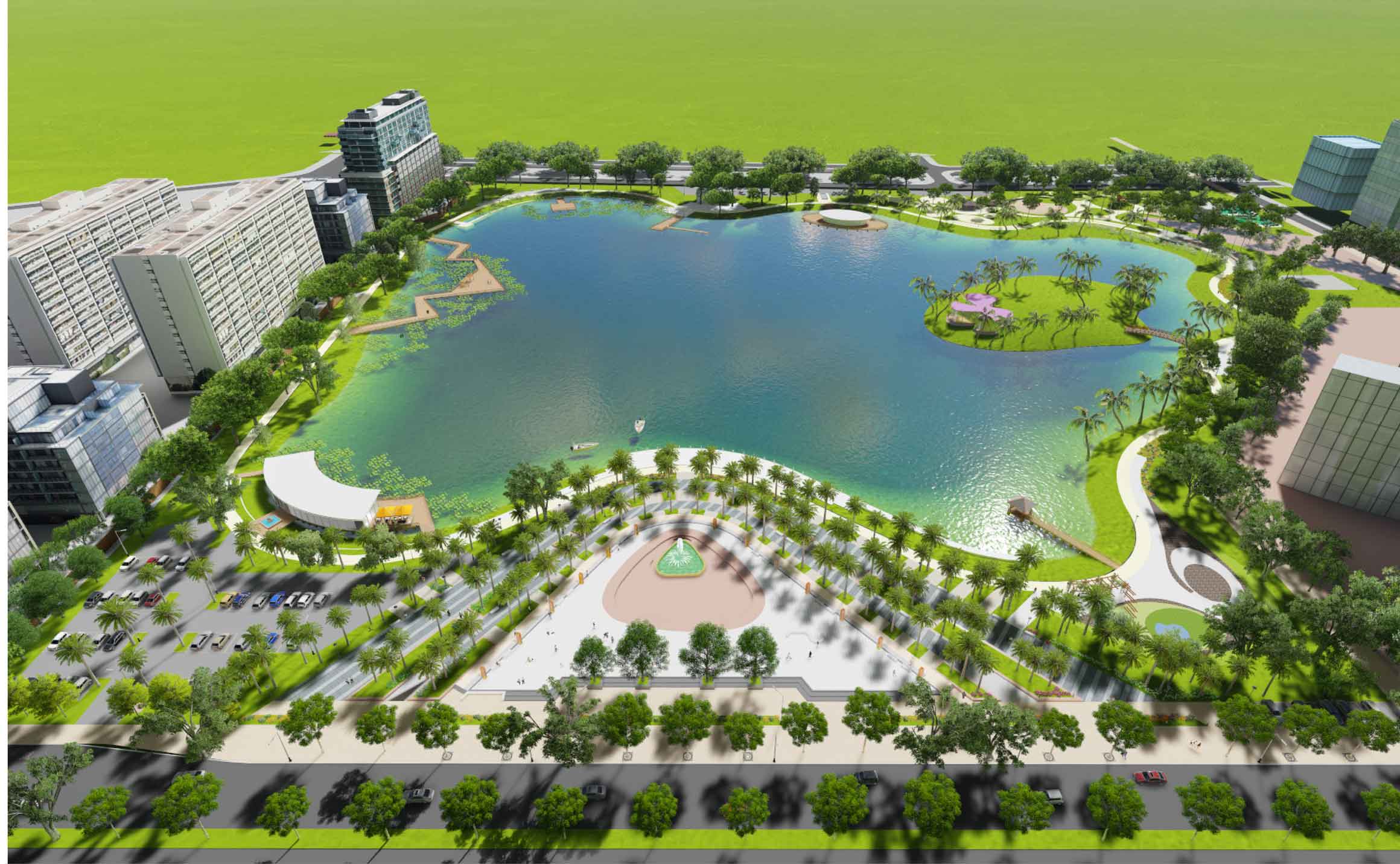 Phối cảnh công viên Phùng Khoang - An Bình City